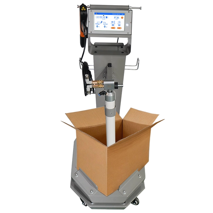 box feed powder coating gun