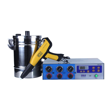 COLO-660T-H Small Powder Coating Unit for Sale