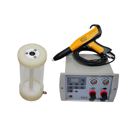 COLO-668T-B Mini Powder Coating Kit