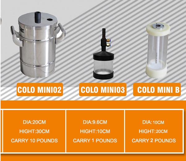 powder coating gun hopper