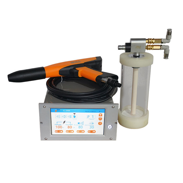 COLO-200S-TB Touch Screen Powder Coating Gun with Small Hopper