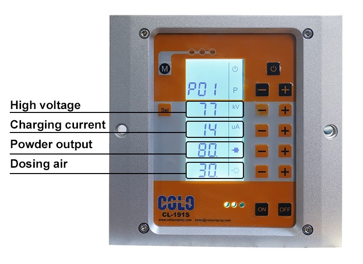 COLO-191s Powder Coating Gun Control