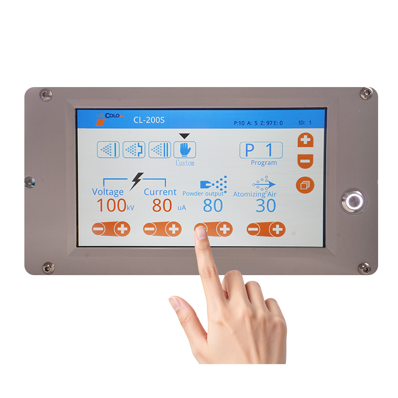COLO-200S Smart Touch Screen Powder Coating Gun