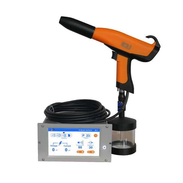 COLO-200S-TC Touch Screen Powder Coating Gun with Mini Cup